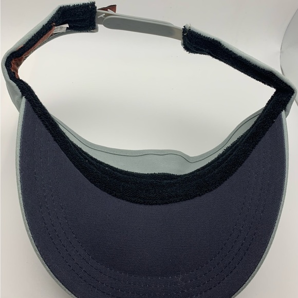 Fishpond Sabalo Lightweight Gray Adjustable Stitched Visor Hat Cap Fishing New - Picture 10 of 12